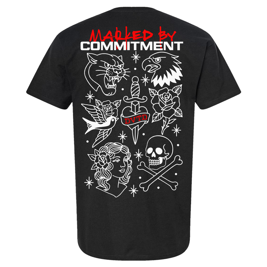 Marked by Commitment — Black Tee