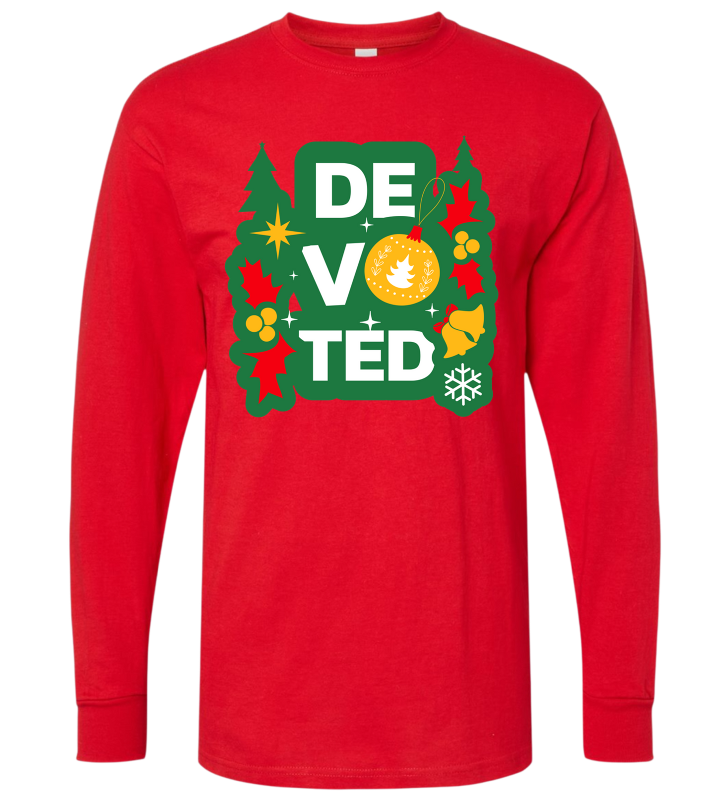 Devoted Holiday Tee and Long Sleeve – FESTIVE BLOCK