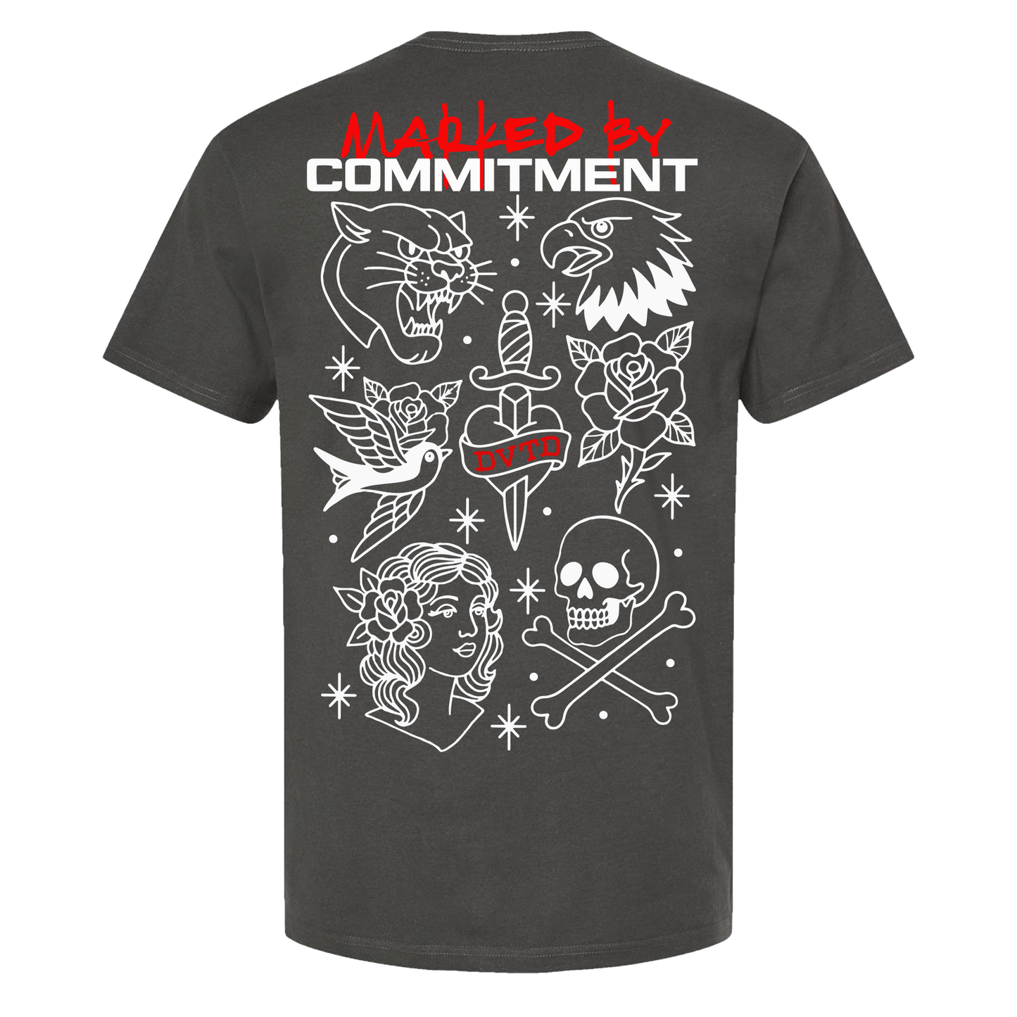 MARKED • charcoal tee