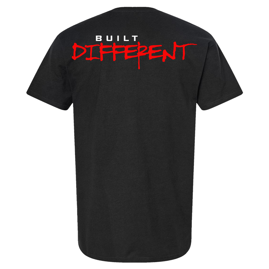 Built Different — Black Tee
