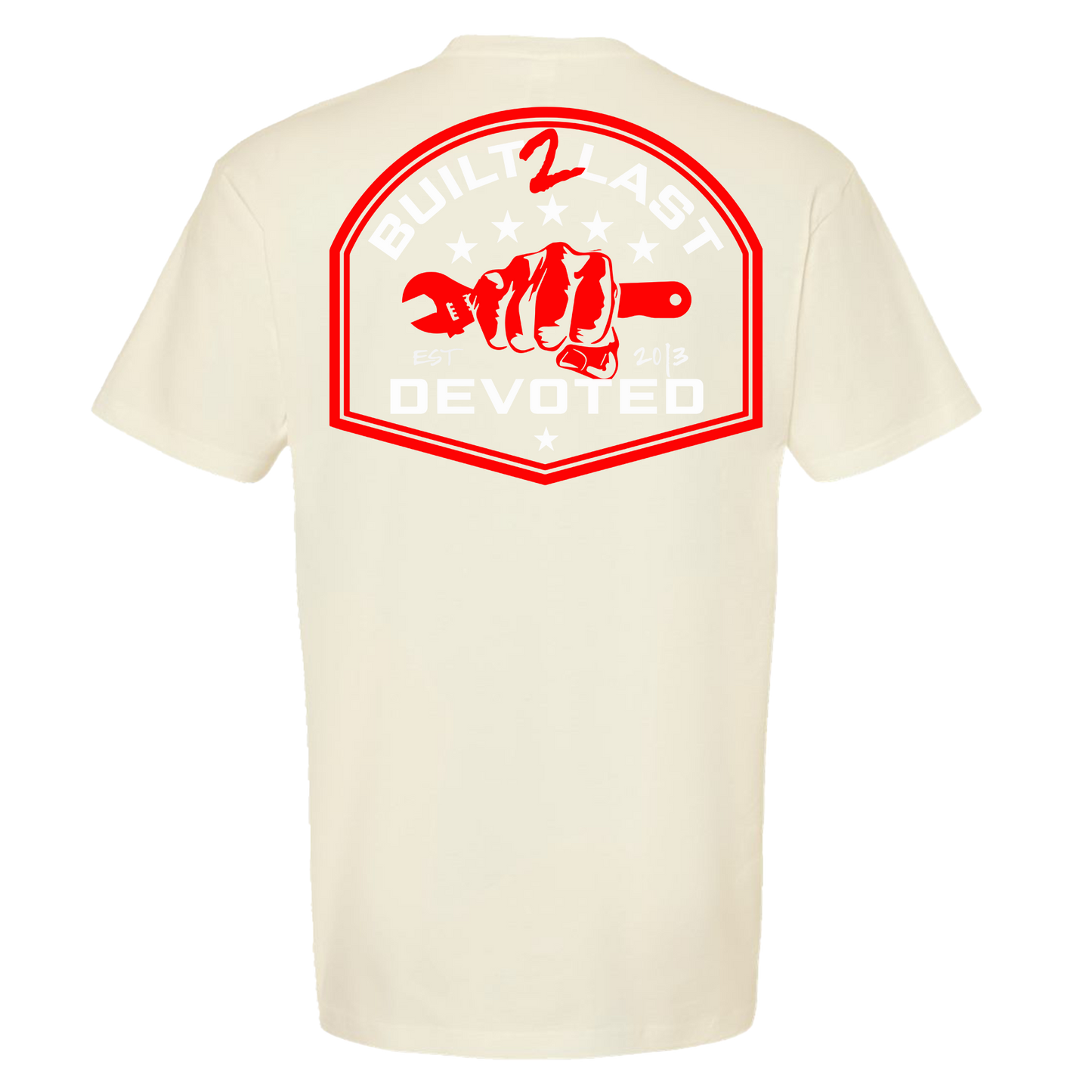 Built 2 Last • natural tee