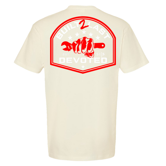 Built 2 Last • natural tee