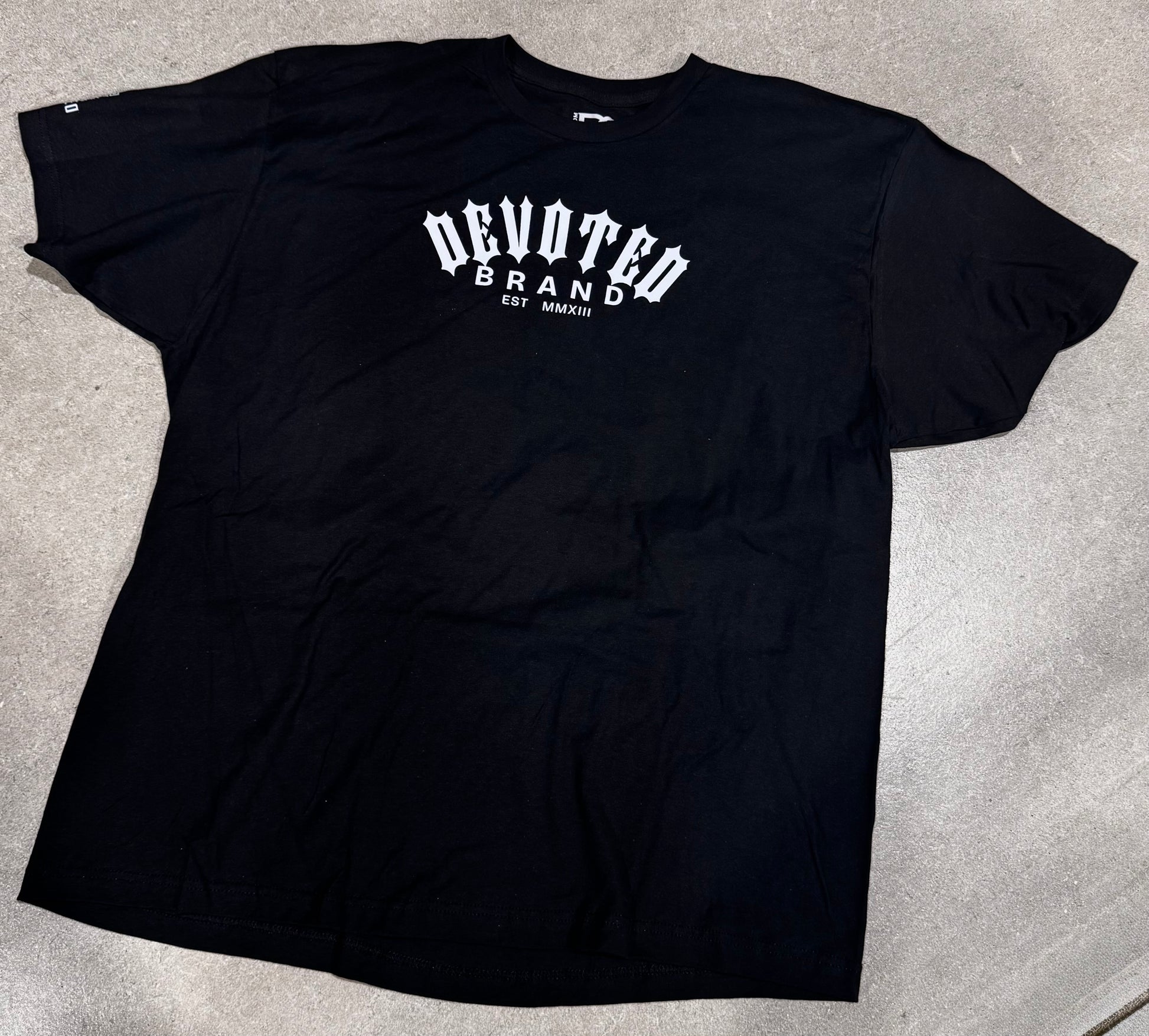 PurposeOverHype tee Devoted Brand motivational streetwear in black