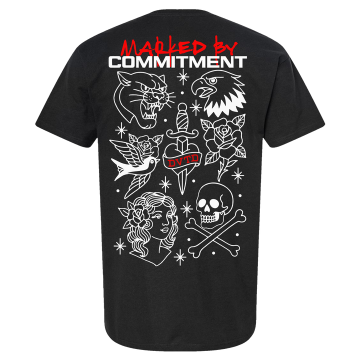Marked by Commitment — Black Tee