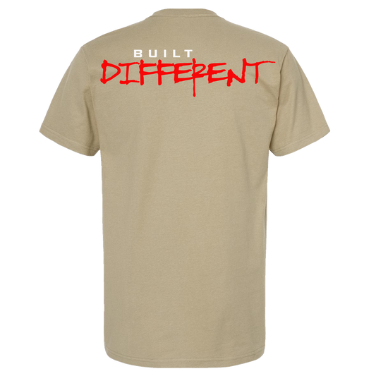 Built.Different • tan tee