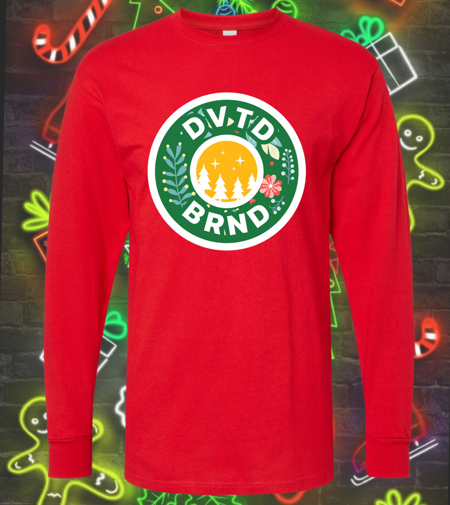 DVTD BRND Holiday Crest Tee and Long Sleeve