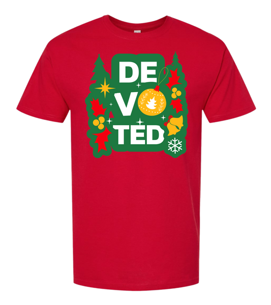 Devoted Holiday Tee and Long Sleeve – FESTIVE BLOCK
